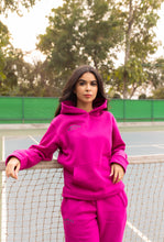 Fuschia Hoodie with Sweatpants