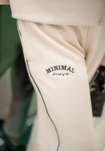 Eggshell White Cropped Zipper with Wide Leg Pants