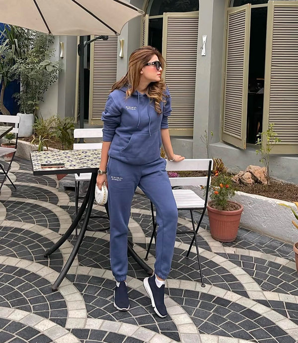 Colonial Blue Hoodie with Sweatpants