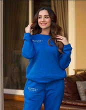 Cobalt Blue Sweatshirt with Sweatpants