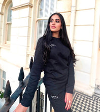 Black Sweatshirt with Sweatpants