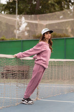 Light Mauve Sweatshirt with Sweatpants