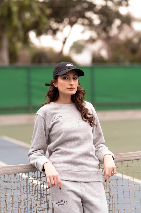 Light Grey Sweatshirt with Sweatpants