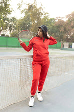 Red Hoodie with Sweatpants