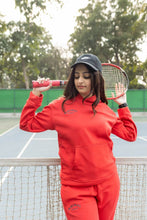 Red Hoodie with Sweatpants