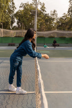 Berry Blue Sweatshirt with Sweatpants