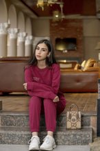 Viva Magenta Sweatshirt with Sweatpants