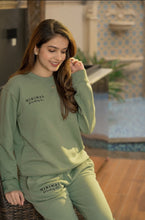 Sage Green Sweatshirt with Sweatpants