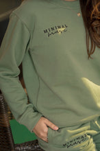 Sage Green Sweatshirt with Sweatpants